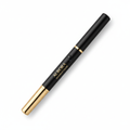 Sleek waterproof eyeliner pencil in black and gold packaging